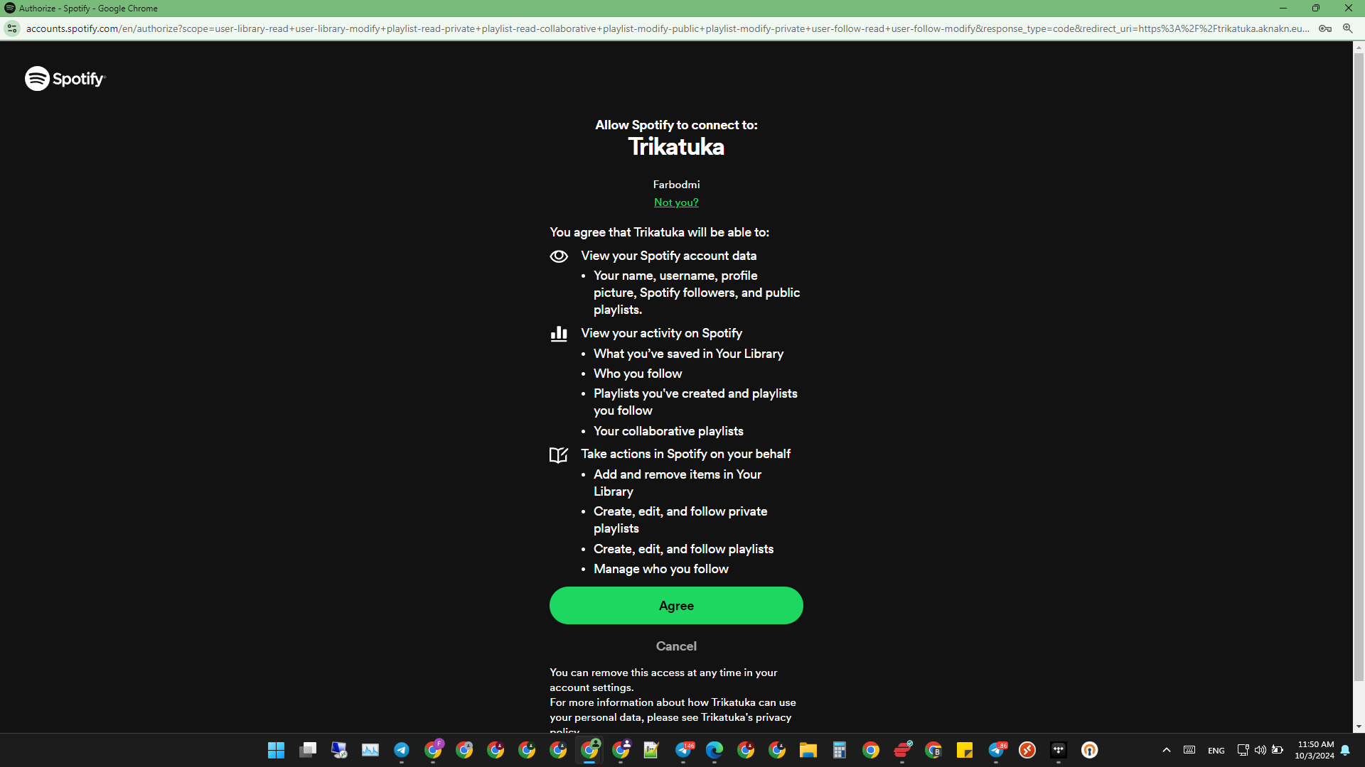 قدم ششم انتقال Playlist Spotify